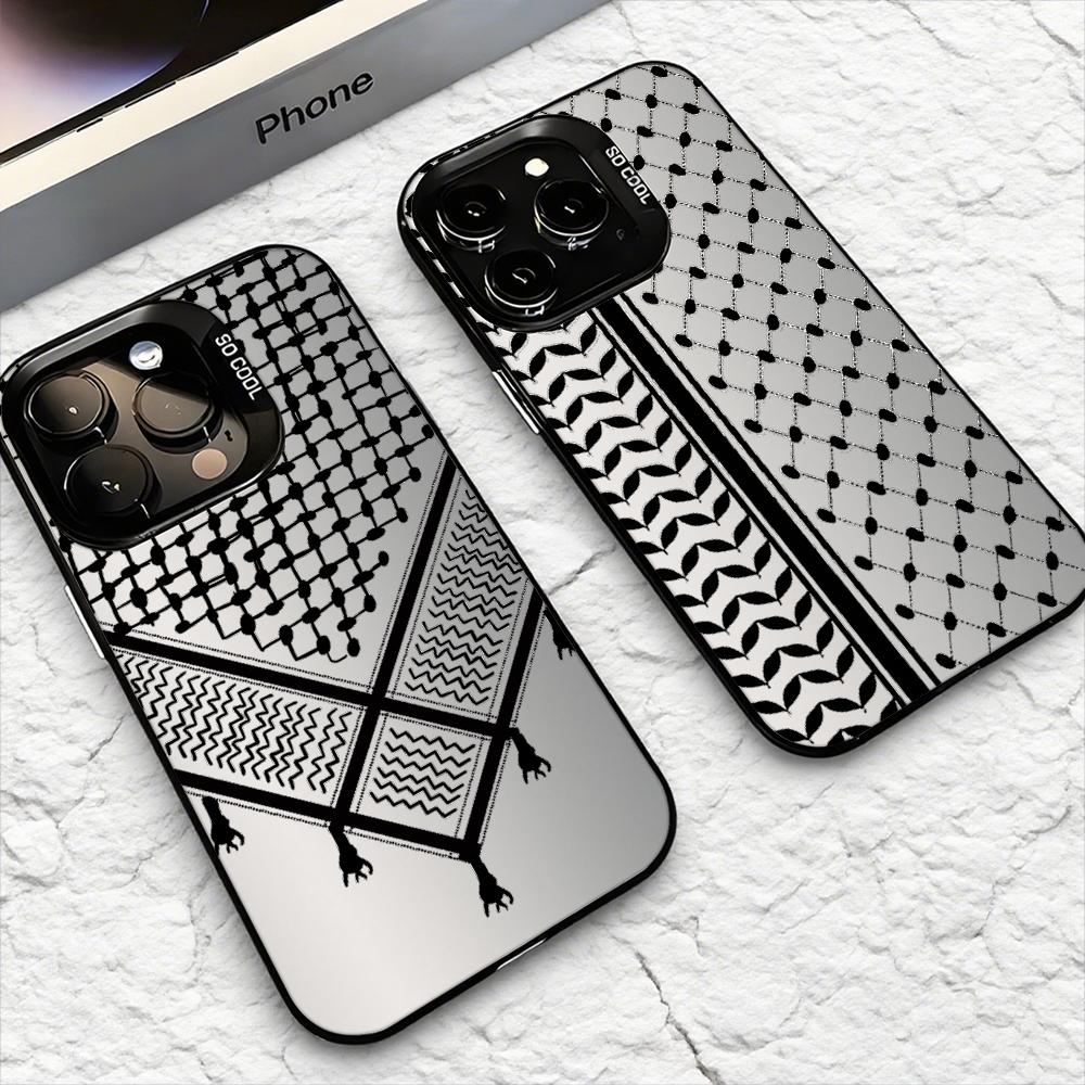 Computer Case - เคสโทรศัพท์ลายเคฟฟียะห์ ปาเลสไตน์ สำหรับ iPhone 17 16