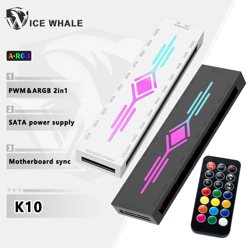 Case Fan Controller - ฮับพัดลมเคส ICE Whale K10 1 ต่อ