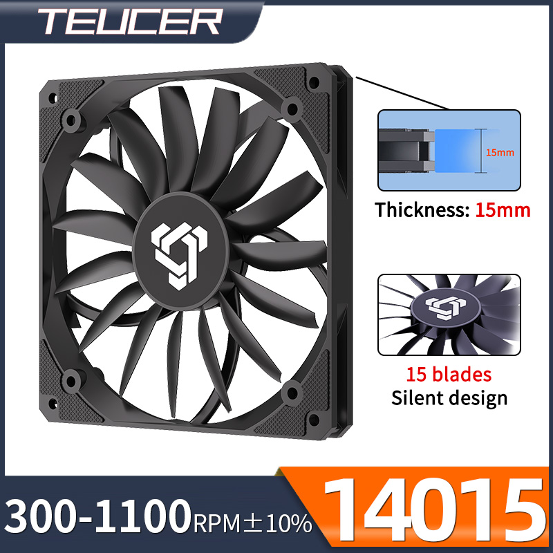 Pc Chassis - Teucer UT-14015 14 ซม.Ultrathin พัดลมแชสซี 12