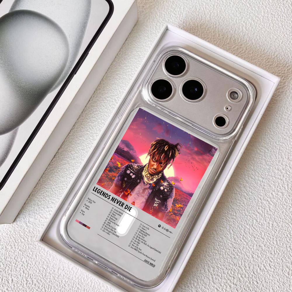 Computer Case - เคสโทรศัพท์ลายอัลบั้มนักร้อง J-Juice WRLD สำหรับ iPhone 17