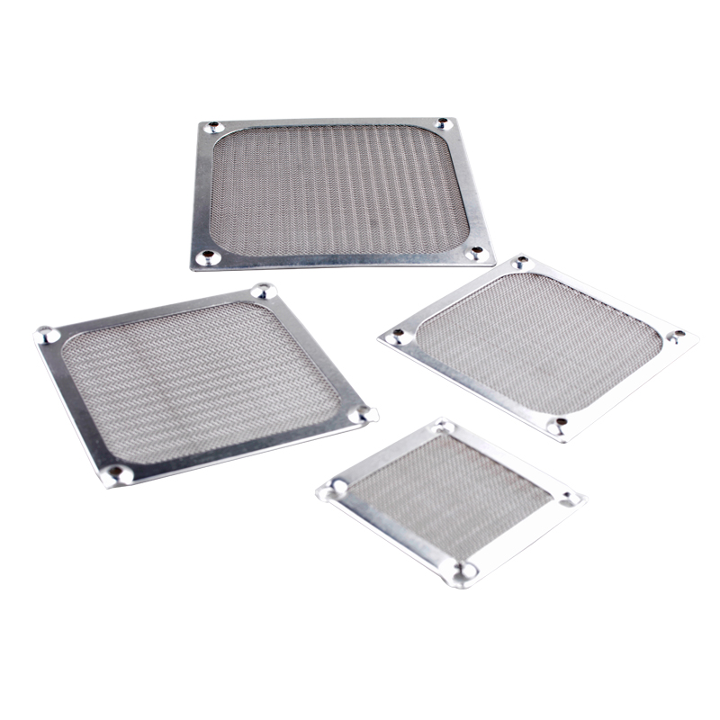 Dust Filter Pc - ฝาครอบตาข่ายกันฝุ่นอะลูมิเนียมป้องกันสนิมสำหรับพัดลมระบายความร้อนแบบไหลตามแนวแกน 60 มม. 80 มม. 92