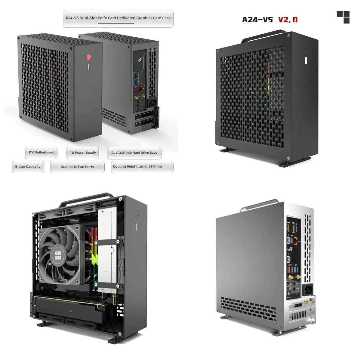 เคส ITX ขนาด 1U รุ่น 5 ลิตร มิ - Pc Chassis บทวิจารณ์และราคา