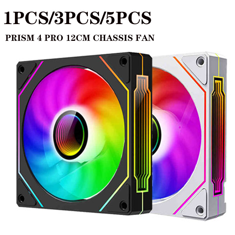 พัดลมเคส PRISM 4 PRO ขนาด 120  - Pc Chassis บทวิจารณ์และราคา