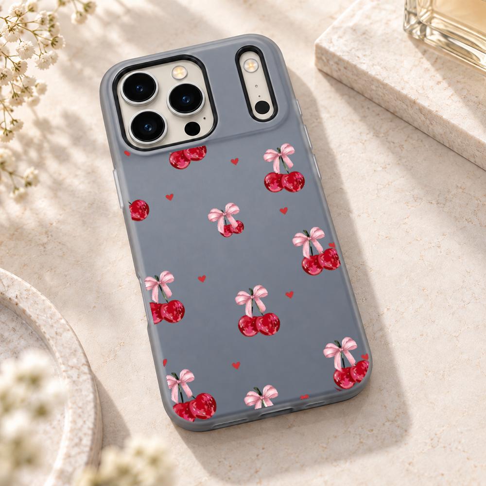 เคสโทรศัพท์ลายโบว์หัวใจสีชมพูน - Matte Pc Case บทวิจารณ์และราคา