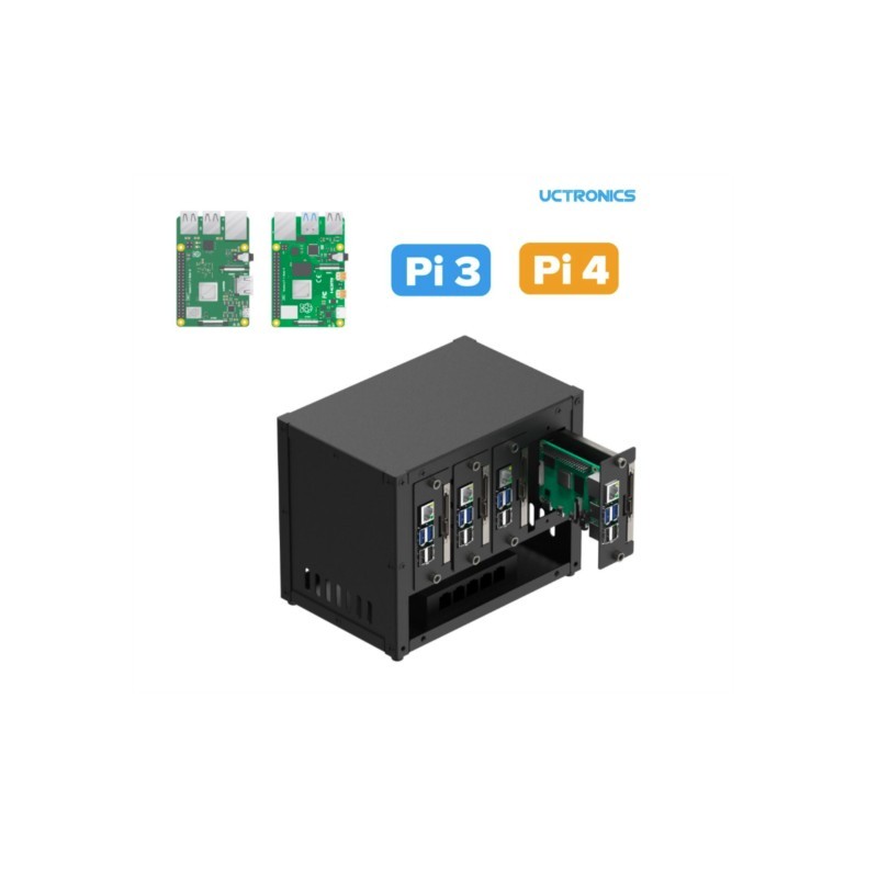 กล่องใส่ Raspberry Pi Cluster  - Case Fans บทวิจารณ์และราคา