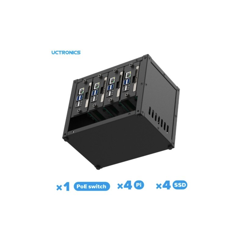 กล่องใส่ Raspberry Pi Cluster  - Case Fans บทวิจารณ์และราคา